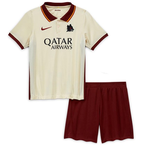 Camiseta AS Roma 2ª Niños 2020/21 Blanco